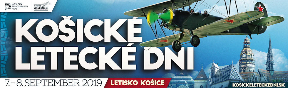 Košické letecké dni banner